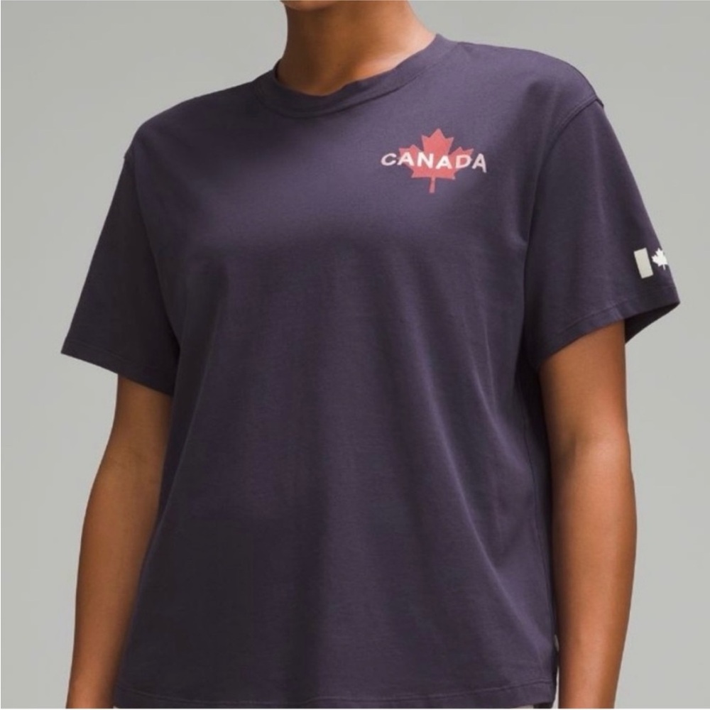 Lululemon Team Canada 🇨🇦 Women’s Cotton Tee Size 8